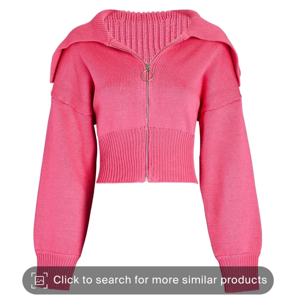 Talifa Knit Sweater In Pink
